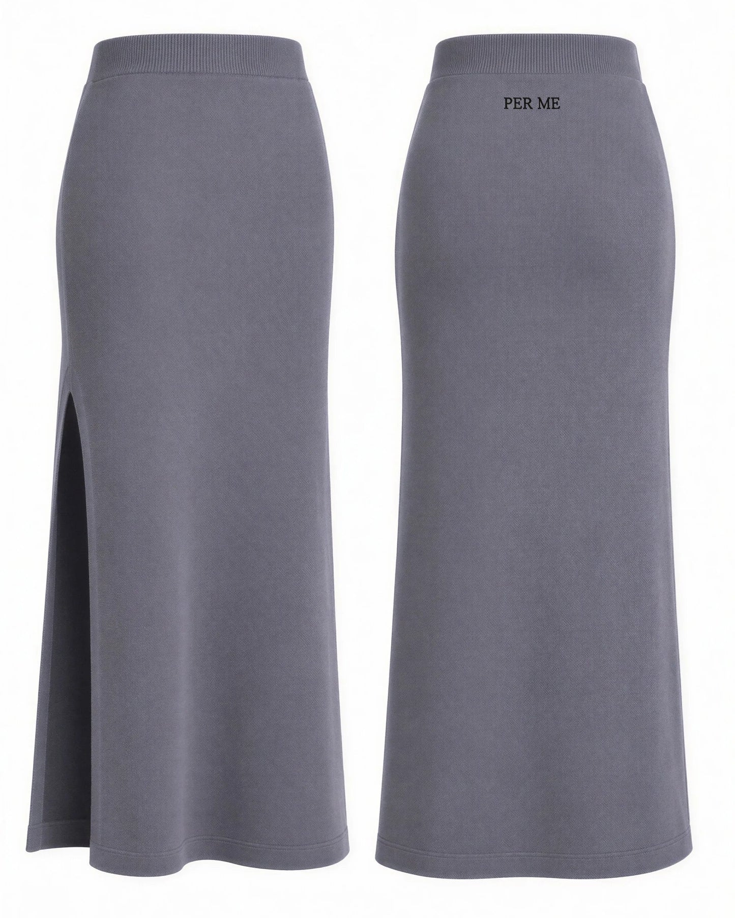 LUSSO SET Graphite Grey - zestaw dzianinowy szary