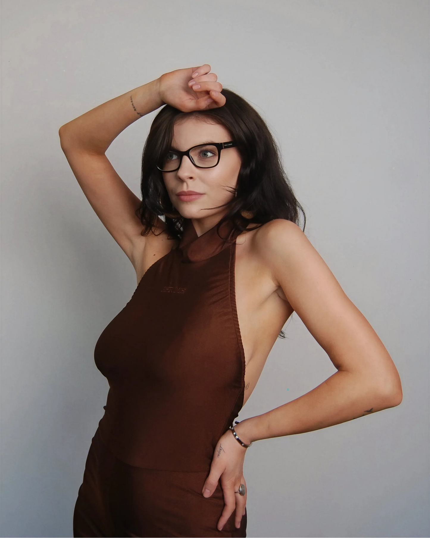 HALTER MONACO Chocolate Brown - kombinezon brązowy